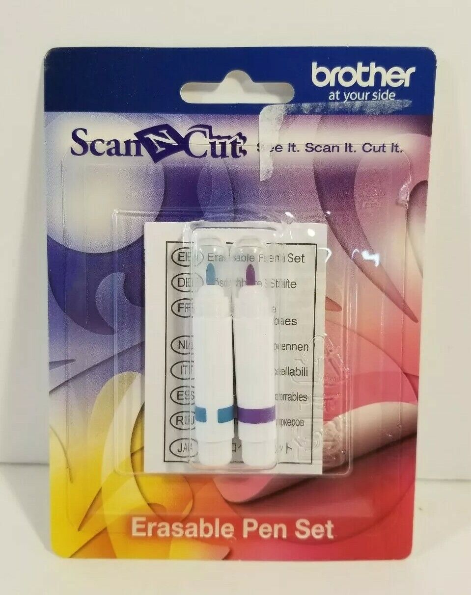 Brother Scan n Cut - Erasable Regular dealer Sca Pen Blue CAPEN2 Ranking TOP18 Set Purple