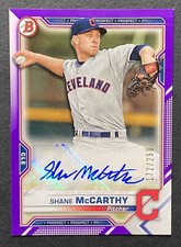 2021 Bowman - Paper Prospect Autographs Purple Border #PAPR-SM Shane McCarthy...