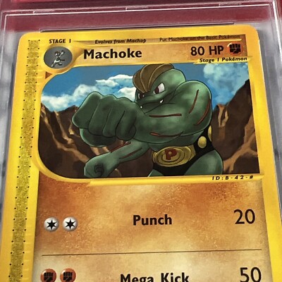 PSA 7 Machoke #85 2002 Pokemon Expedition Card Ereader 1623 | eBay
