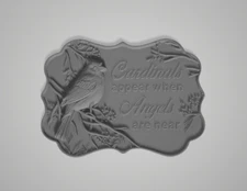 3d Model Stl File for CNC Router Laser and 3D Printers Cardinal Model