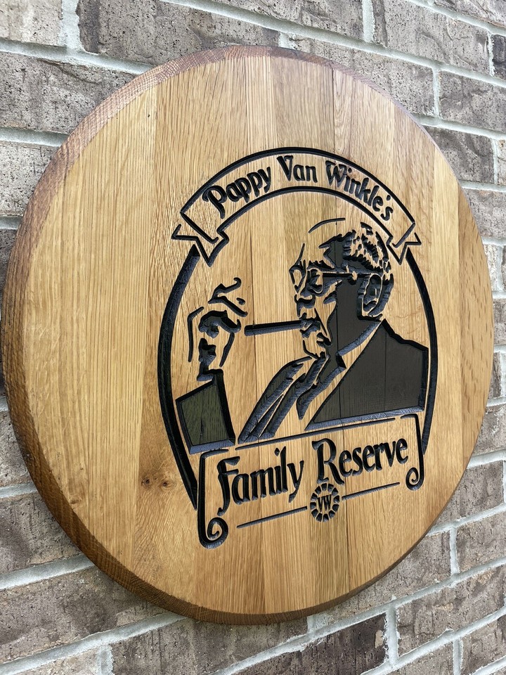 Buffalo Trace Distillery (Pappy Van Winkle) Bourbon Barrel Head CNC