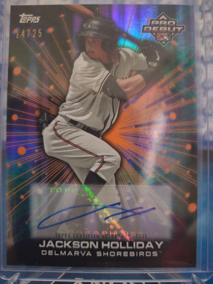 Jackson Holliday Autograph Card 14/25 | eBay