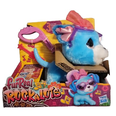 FurReal Friends Rock A Lots Interactive Plush Pet Toy with 3 Fun Songs, New 2022