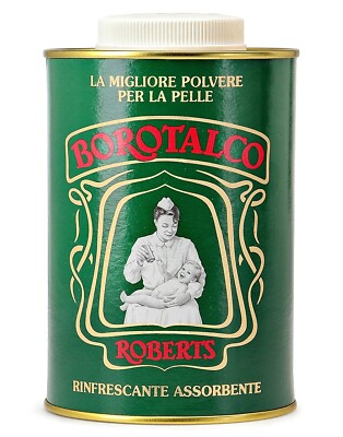 Borotalco Natural Talc/Talcum Body Powder in Large Tin 500gr