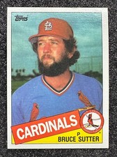 1985 Topps Bruce Sutter #370 St. Louis Cardinals (6x All-Star/CYA/Hall of Fame)