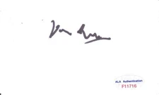 DOM IRRERA Signed 3X5 Index Card  Actor/The Big Lebowski ALA F11716