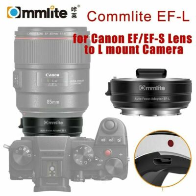 Commlite EF-L AF Lens Adapter For Canon EF-S to Panasonic Sigma Leica L-Mount