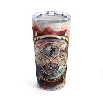 Watch Lover's Delight: Artful Ceramic Tumbler for Automatic Watches Enthusiasts 