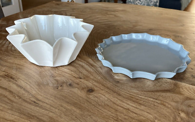 1 Schale & 1 Teller Justine Lacoste French Studiokeramik Keramik Canele unbenutzt