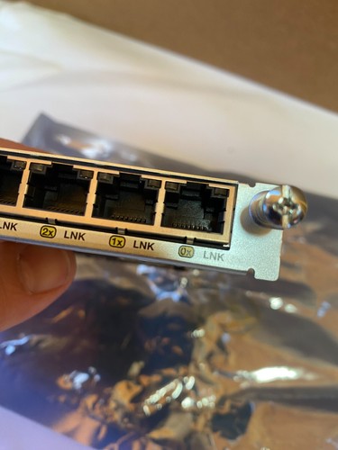 CISCO EHWIC-4ESG-P EHWIC-4ESG Four port 10/100/1000 POE SWITCHING INTERFACE MDL - Picture 5 of 13