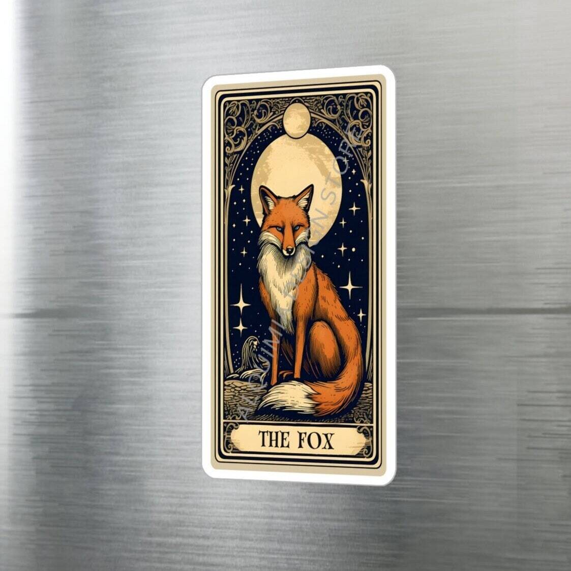 The Fox Tarot Card Sticker 3