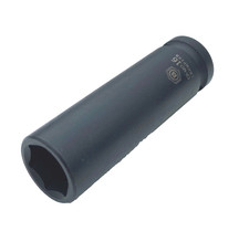 16mm Britool Hallmark 6 pt hex long deep 1/2" dr. drive impact CR-MO socket
