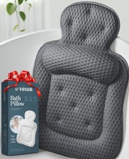Bath Pillows for Tub, Comfortable Bathtub Cushion for Head and Neck with Soft...