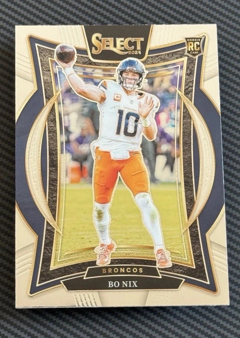 BO NIX ROOKIE - 2024 Panini Select - Concourse #30 (RC) SILVER PRIZM