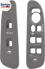 Driver & Passenger Side Door Window Control Switch Panel Bezel Compatible with D