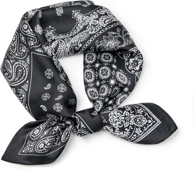 100% Mulberry Silk Scarf 25.6''x25.6'' Square Women Neckerchief Headscarf - Lightw