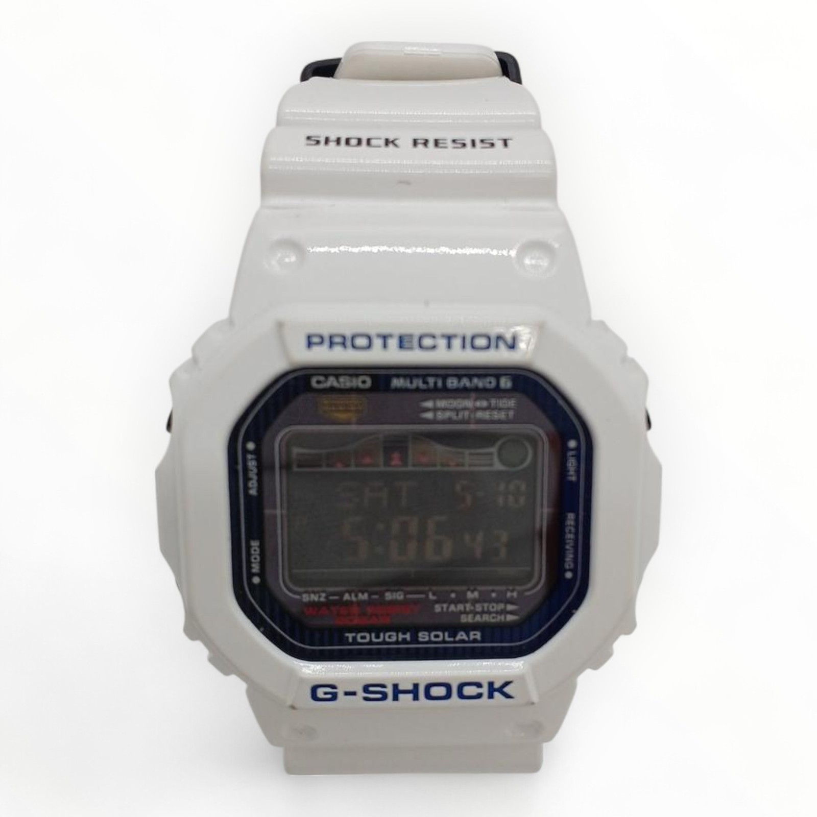 CASIO GWX-5600 Solar-Powered Digital Watch for Men with Tide Graph