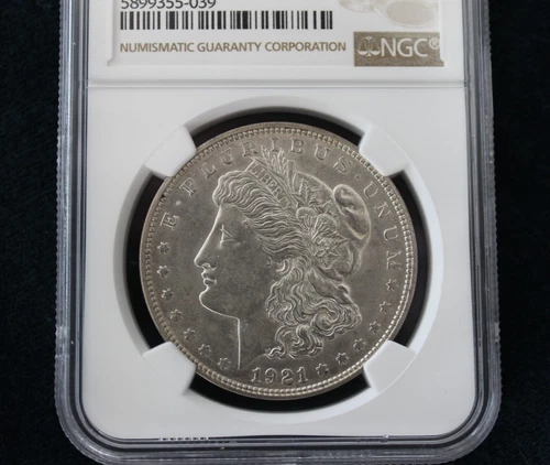 1921-D Morgan Silver Dollar MS61 NGC Beautiful Light Tone!