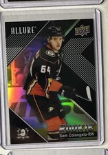 #150 2024-25 Upper Deck Allure BLACK RAINBOW Sam Colangelo RC Anaheim Ducks