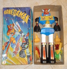 BLUE HANEDAMAN COMBATLER MINI JUMBO MACHINDER 35 CM. CEPPIRATTI ITALY 1980 MIB