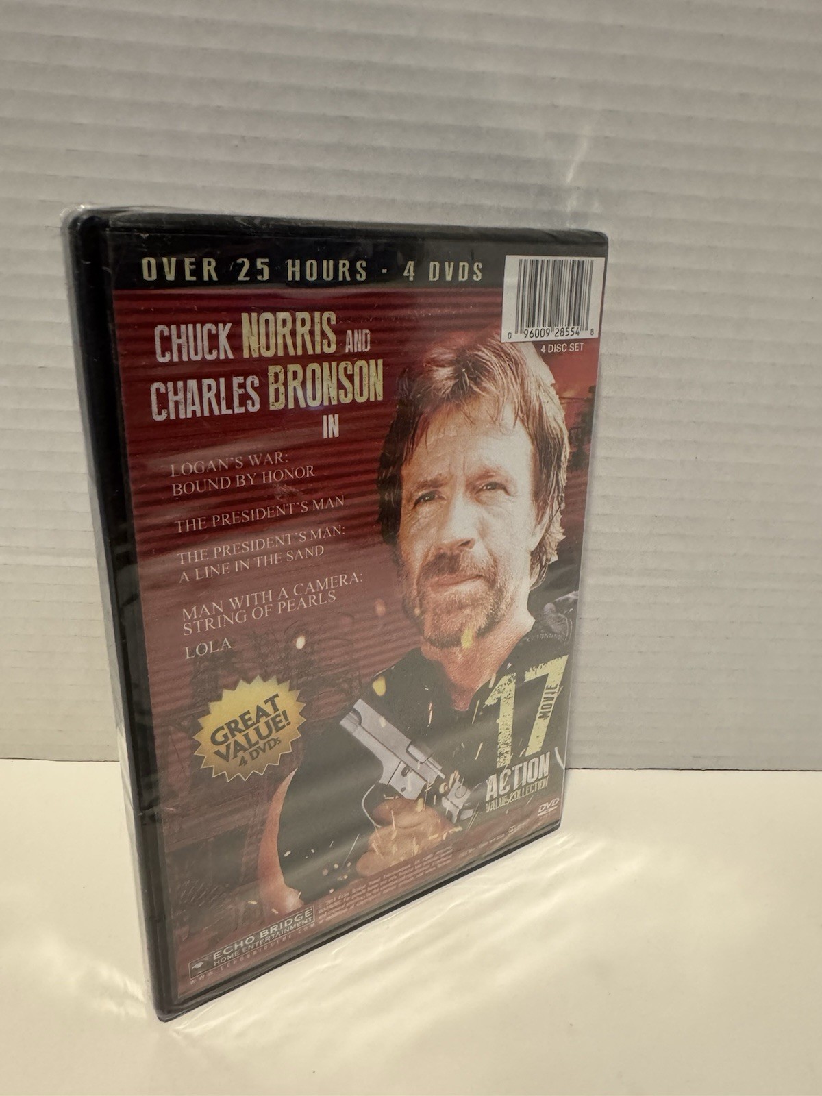 17 Movie Action Value Collection NEW SEALED DVD Chuck Norris Charles Bronson 25
