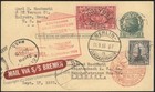 USA 1933 Bremen Schleuderflug Catapult K164 Cover Airmail Germany Holyoke 116205 — photo 1