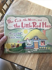 The Cock The Mouse And The Little Red Hen By Julian Wehr Children's Illus Dj 