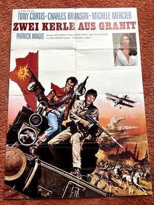 Zwei Kerle aus Granit Kinoplakat Poster A1, Charles Bronson, Tony Curtis