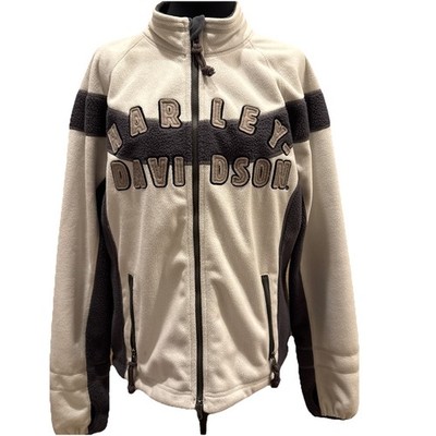 Women s Harley Davidson 1903 Gray White Riding Jacket Size  1W Tech Fabric