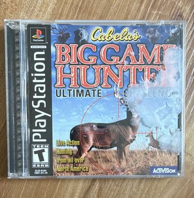 Activision Cabela's BIG GAME Hunter Ultimate Challenge PS1 NTSC-U/C T-Teen Seri 