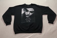 The Dark Knight Sweatshirt Men's M Batman Graphic Print Joker Lounge Black