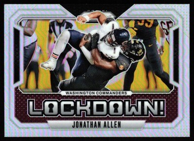 2024 Panini Prizm Lockdown Silver Jonathan Allen #13 KS8
