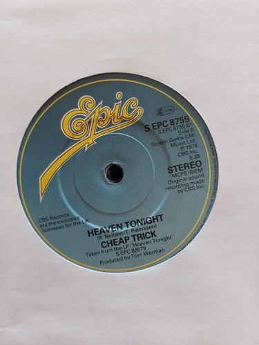 Cheap Trick Everything Works If You Let It 7" Vinyl Single - Picture 2 of 3
