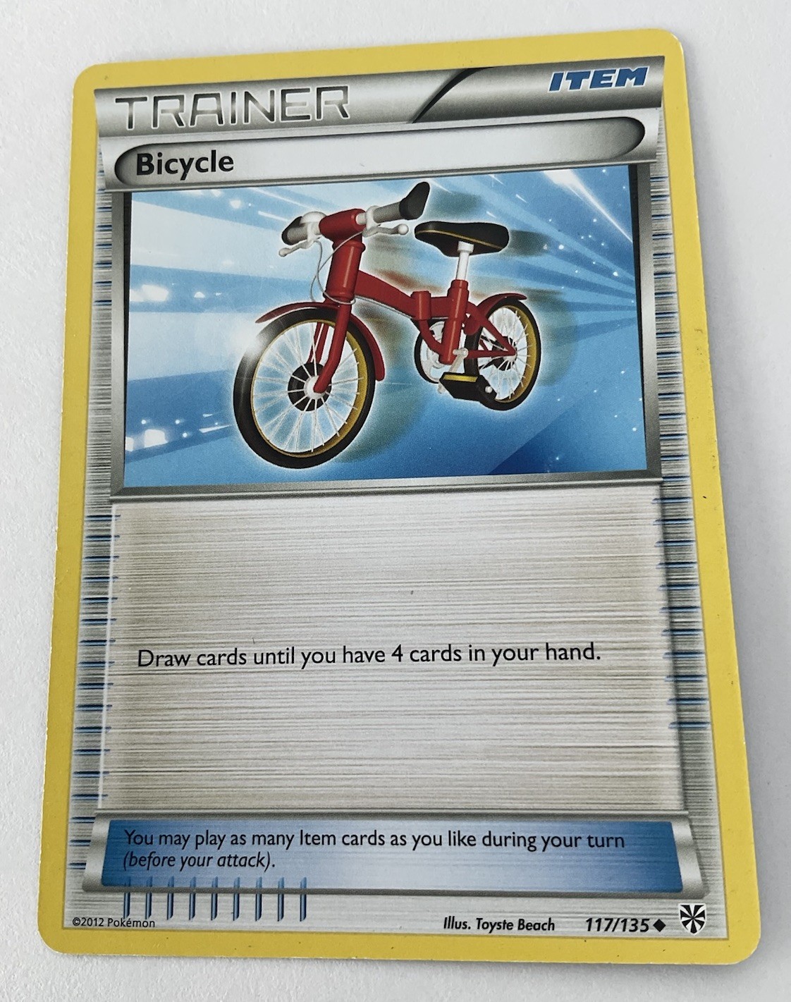 Bicycle 117/135 Uncommon Pokémon Plasma Storm NM (Multiple)
