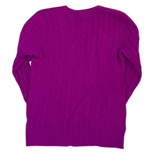 Polo Ralph Lauren Knit Jumper V-Neck Wool Cashmere Cable Sweater Womens Small - Picture 5 of 8