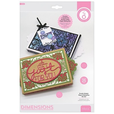 Tonic Studios Magic Sliding Box Dies - Double Delight - 3671E