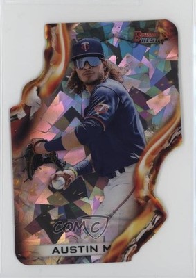 2021 Bowman's Best Heatwave Die-Cut Atomic Refractor Austin Martin #HW-26 0tb9