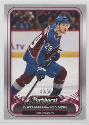 2023-24 Upper Deck Parkhurst Pink Foil 40/50 Nathan MacKinnon #72 1q0w