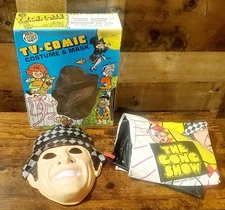 1978 "THE GONG SHOW" Original BEN COOPER "CHUCK BARRIS" HALLOWEEN COSTUME In BOX