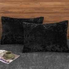 Truly Velvet Pillowcases Standard Size No Insert 2 Pack Ultra Soft Breathable