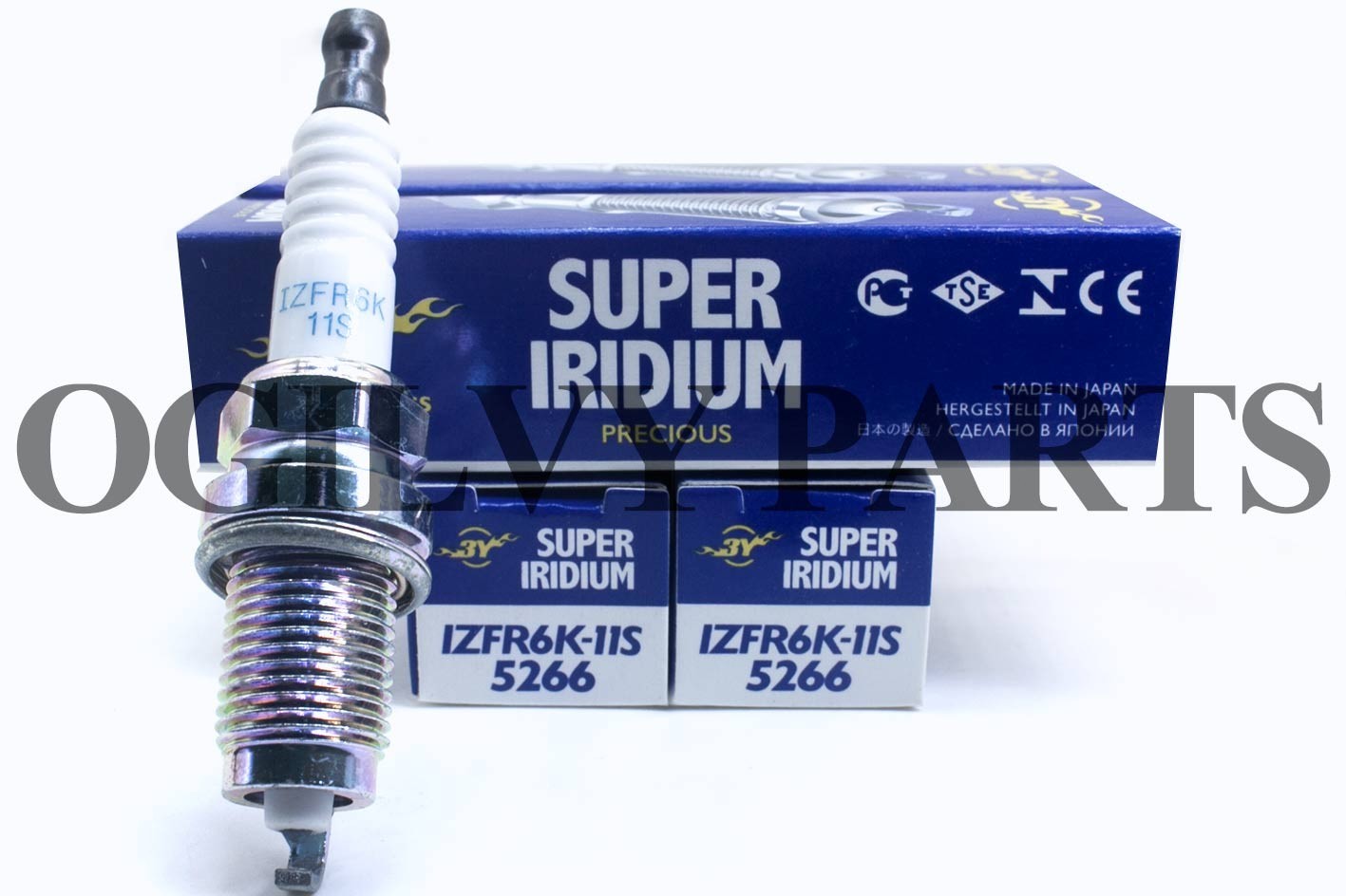 New 5266 SparkPlug 4 Super Iridium IZFR6K11S For 03-14 Honda Civic CR-V Accord