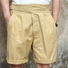 British Military Shorts Men's Summer Cotton Shorts Gurkha Shorts Military Shorts
