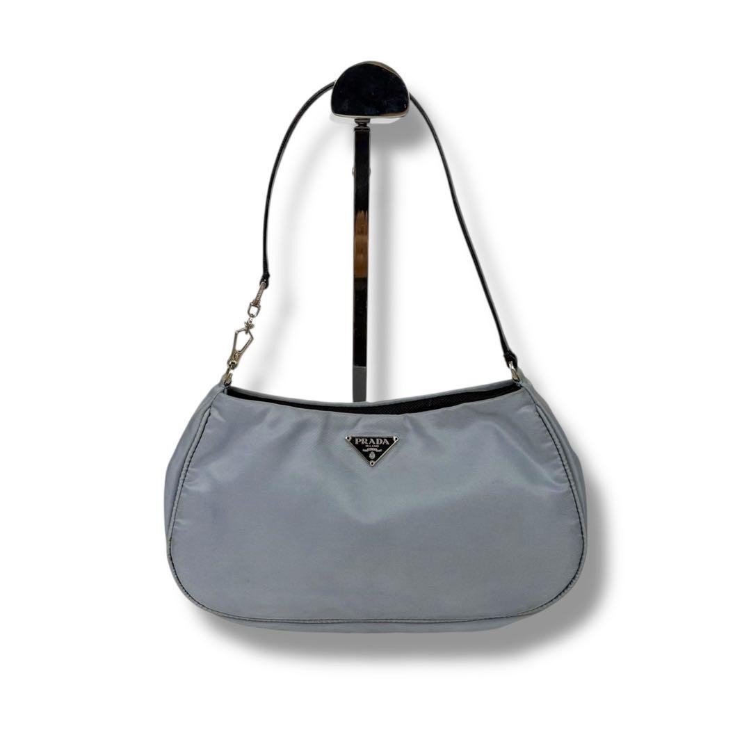 Prada Accessory Pouch Mini Hand bag in Tessuto Nylon Light