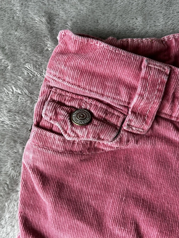 True Religion Jeans Niñas Rosa Denim Talla 4 Bootcut Solapa Bolsillos 20x17 Foto 2 de 4