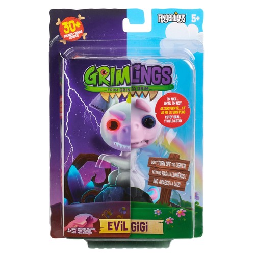 WowWee Grimmlings Evil Gigi Einhorn interaktives Tierspielzeug - Bild 3 von 3