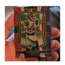 2025 Panini Select Premier Level Rookie Prizm Arian Smith #177 Jets NFL Card