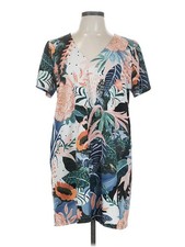 Minkpink Women Green Casual Dress L