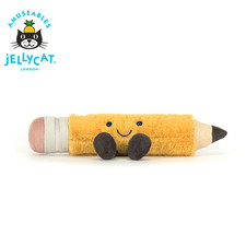 New Jellycat Amuseables Pencil  Doll Christmas Birthday Gift Tags Dust Bag