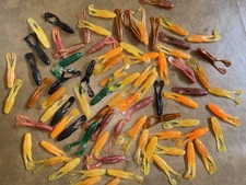 80 Soft Plastic Frog Baits Horny Frogs 4” Toads Mixed Colors Mixed Styles