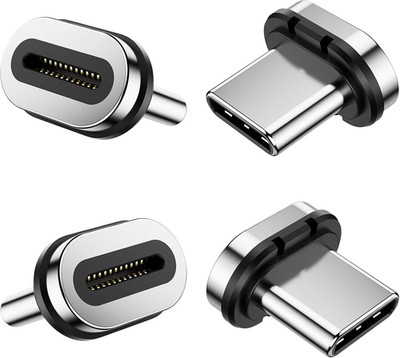 24 Pin Magnetic USB C Tips, 4 Pack Type C Connector Tips Fast Charging Cable